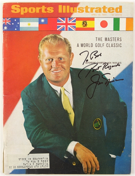 1967 Jack Nicklaus Golf Legend Signed Sports Illustrated Magazine (JSA)