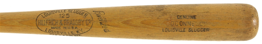1954-57 Danny OConnell Milwaukee Braves H&B Louisville Slugger Professional Model Game Used Bat (MEARS LOA)