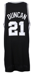 2001-02 Tim Duncan San Antonio Spurs Road Jersey (MEARS LOA)