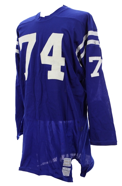 1971-72 George Wright/Tom Drougas Baltimore Colts Game Worn Home Jersey (MEARS LOA)