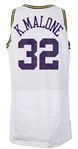 1993-94 Karl Malone Utah Jazz Signed Road Jersey (MEARS LOA/*Full JSA Letter*)