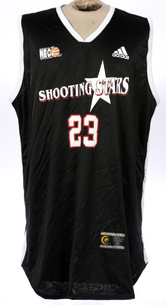 2000-02 circa LeBron James Northeast Ohio Shooting Stars AAU Uniform (MEARS LOA)