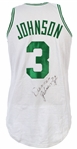 1980's Dennis Johnson Boston Celtics Multi Signed Home Jersey (MEARS LOA/JSA)