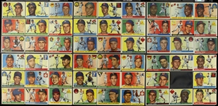 1955 Topps Baseball Trading Cards Partial Set - Lot of 223 Cards