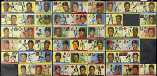 1955 Topps Baseball Trading Cards Partial Set - Lot of 223 Cards