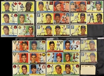 1955 Topps Baseball Trading Cards Partial Set - Lot of 223 Cards