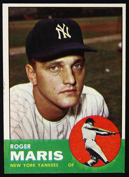 1963 Topps Basbeall Trading Cards - Lot of 197 Cards