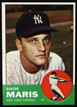 1963 Topps Basbeall Trading Cards - Lot of 197 Cards
