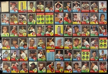 1963 Topps Basbeall Trading Cards - Lot of 197 Cards