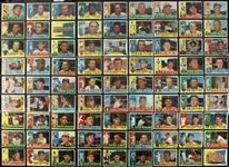 1960 Topps Baseball Trading Cards - Lot of 228 Cards 
