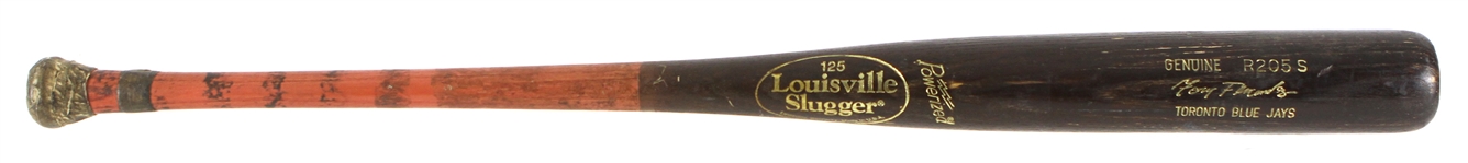 1998 Tony Fernandez Toronto Blue Jays Louisville Slugger Professional Model Game Used Bat (MEARS LOA)