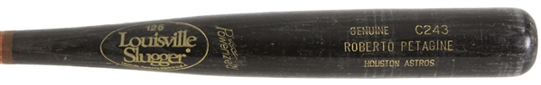 1994-95 Roberto Petagine Astros/Padres Louisville Slugger Professional Model Game Used Bat (MEARS LOA)