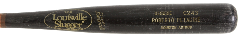 1994-95 Roberto Petagine Astros/Padres Louisville Slugger Professional Model Game Used Bat (MEARS LOA)