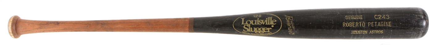 1994-95 Roberto Petagine Astros/Padres Louisville Slugger Professional Model Game Used Bat (MEARS LOA)