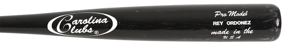 1998-2002 Rey Ordonez New York Mets Carolina Clubs Professional Model Game Used Bat (MEARS LOA)