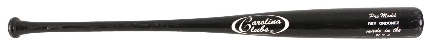 1998-2002 Rey Ordonez New York Mets Carolina Clubs Professional Model Game Used Bat (MEARS LOA)