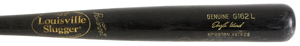 2001-02 Daryle Ward Houston Astros Signed Louisville Slugger Professional Model Game Used Bat (MEARS LOA/JSA)