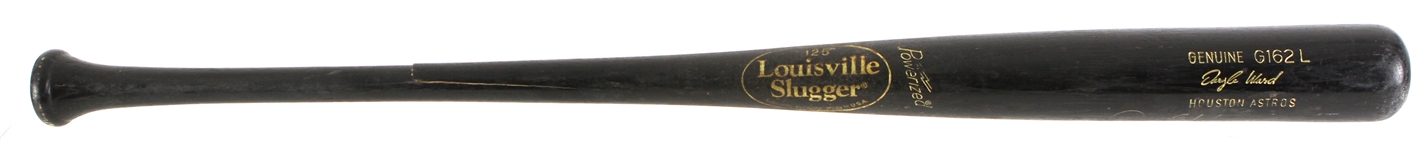 2001-02 Daryle Ward Houston Astros Signed Louisville Slugger Professional Model Game Used Bat (MEARS LOA/JSA)
