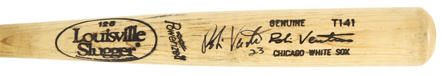 1991-97 Robin Ventura Chicago White Sox Signed Louisville Slugger Professional Model Game Used Bat (MEARS LOA/JSA)