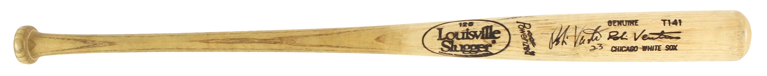 1991-97 Robin Ventura Chicago White Sox Signed Louisville Slugger Professional Model Game Used Bat (MEARS LOA/JSA)
