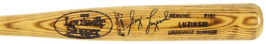 1983-84 Greg Luzinski Chicago White Sox Signed Louisville Slugger Professional Model Bat (MEARS LOA/JSA)