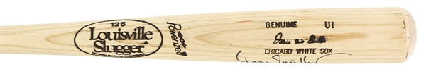 1991-97 Ozzie Guillen Chicago White Sox Signed Louisville Slugger Professional Model Bat (MEARS LOA/JSA)
