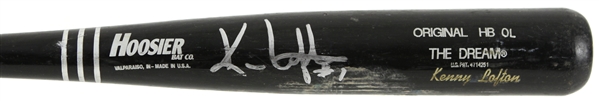 2002 Kenny Lofton Chicago White Sox Signed Hoosier Professional Model Game Used Bat (MEARS LOA/JSA)