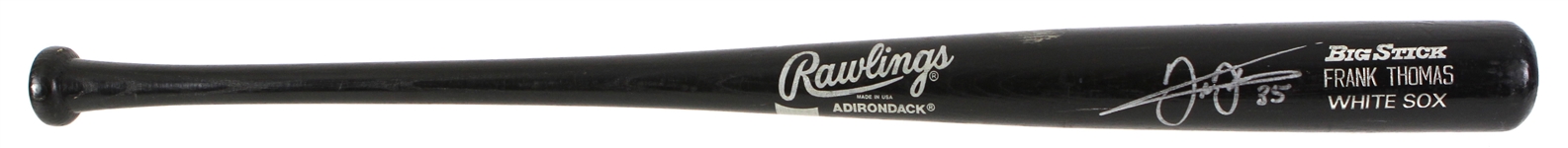1996 Frank Thomas Chicago White Sox Signed Rawlings Adirondack Professional Model Game Used Bat (MEARS LOA/JSA)