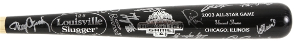 2003 American League All Stars Multi Signed Louisville Slugger Commemorative Bat w/ 25 Signatures Including Roger Clemens, Mike Scioscia & More (JSA/MLB Hologram)