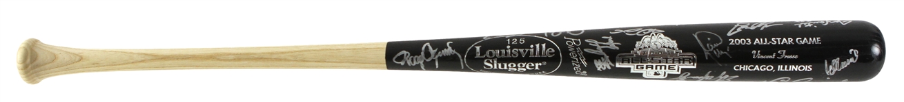 2003 American League All Stars Multi Signed Louisville Slugger Commemorative Bat w/ 25 Signatures Including Roger Clemens, Mike Scioscia & More (JSA/MLB Hologram)