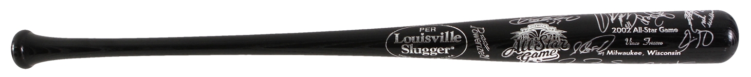 2002 National League All Stars Multi Signed Louisville Slugger Commemorative Bat w/ 18 Signatures Including Barry Bonds, Vladimir Guerrero, Ozzie Smith & More (JSA)