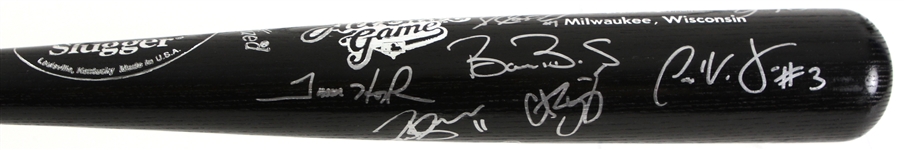 2002 National League All Stars Multi Signed Louisville Slugger Commemorative Bat w/ 18 Signatures Including Barry Bonds, Vladimir Guerrero, Ozzie Smith & More (JSA)