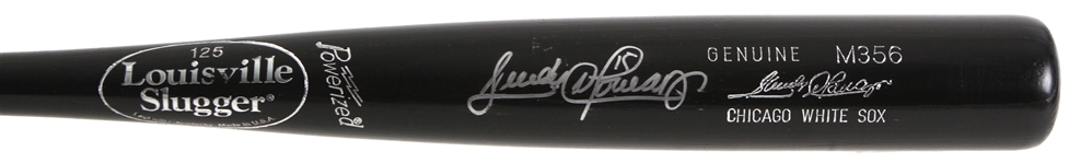 2002-06 Sandy Alomar Jr. Chicago White Sox Signed Louisville Slugger Professional Model Bat (MEARS LOA/JSA)