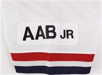 1990 Mike Roarke St. Louis Cardinals Game Worn Home Jersey w/ AAB Jr Memorial Patch (MEARS LOA)