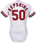 1984 Kurt Kepshire St. Louis Cardinals Game Worn Home Jersey (MEARS LOA)