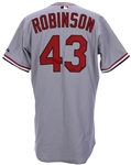 2014 Shane Robinson St. Louis Cardinals Turn Back The Clock Road Jersey (MEARS LOA/MLB Hologram)