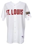 2007 Gary Bennett St. Louis Cardinals Signed Civil Rights Game Jersey (MEARS LOA/JSA/MLB Hologram)