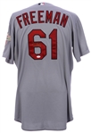 2012 Sam Freeman St. Louis Cardinals Signed Road Jersey w/ 2011 World Series Patch (MEARS LOA/*JSA*/MLB Hologram)