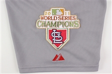 2012 Sam Freeman St. Louis Cardinals Signed Road Jersey w/ 2011 World Series Patch (MEARS LOA/*JSA*/MLB Hologram)