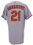 2001-02 Mike Hargrove Baltimore Orioles Game Worn Road Jersey (MEARS LOA)