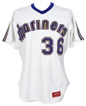 1982 Gaylord Perry Seattle Mariners Game Worn Home Jersey (MEARS A10) 300 Win Season