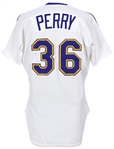1982 Gaylord Perry Seattle Mariners Game Worn Home Jersey (MEARS A10) 300 Win Season