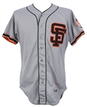 1984 Dan Gladden San Francisco Giants Game Worn Road Jersey w/ All Star Game Patch (MEARS LOA)