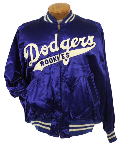 1950-56 Brooklyn Dodgers Rookies Lined Satin Jacket (MEARS LOA)