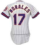 1980 Jerry Morales New York Mets Signed Game Worn Home Jersey (MEARS LOA/JSA)