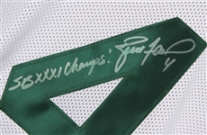 1997 Brett Favre Green Bay Packers Signed & Inscribed SB XXXI Champs Jersey (JSA)