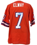 1987 John Elway Denver Broncos Signed Mitchell & Ness Throwback Jersey (JSA)