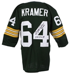 2000s Jerry Kramer Green Bay Packers Signed & Inscribed "SB I & II" Jersey *JSA*