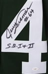 2000's Jerry Kramer Green Bay Packers Signed & Inscribed SB I & II Jersey *JSA*