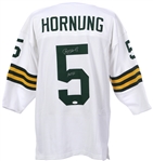 2000s Paul Hornung Green Bay Packers Signed & Inscribed "HOF 86" Jersey *JSA*